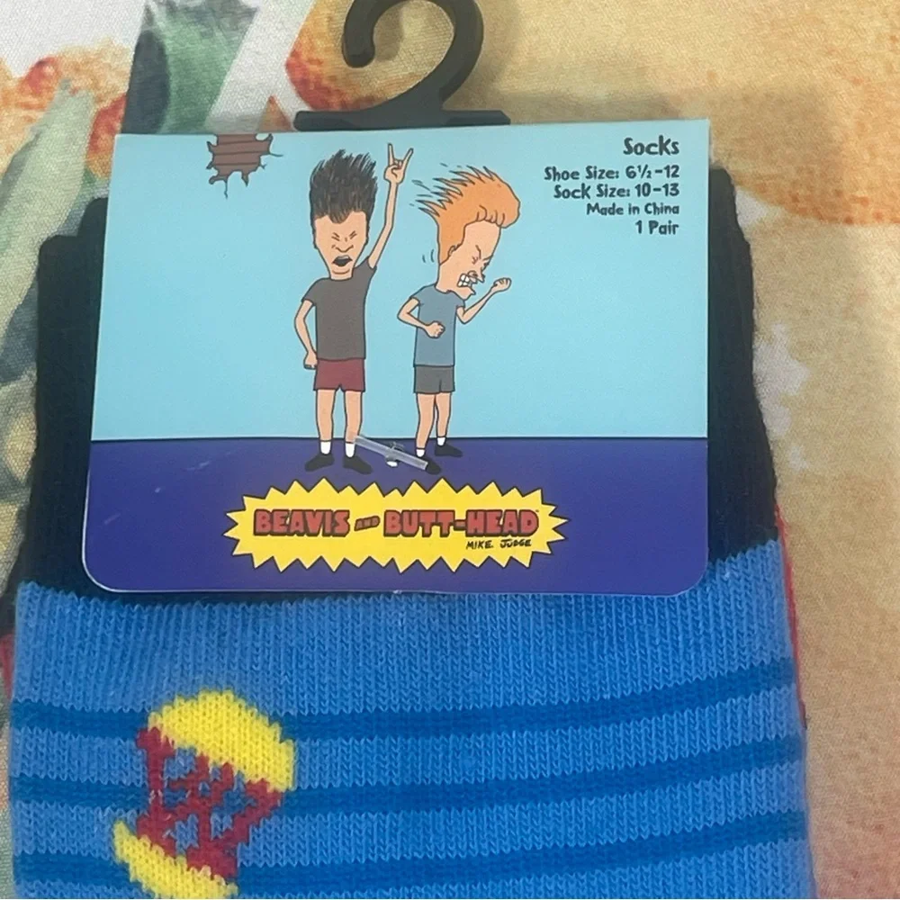 Beavis & Butthead MTV Show Socks